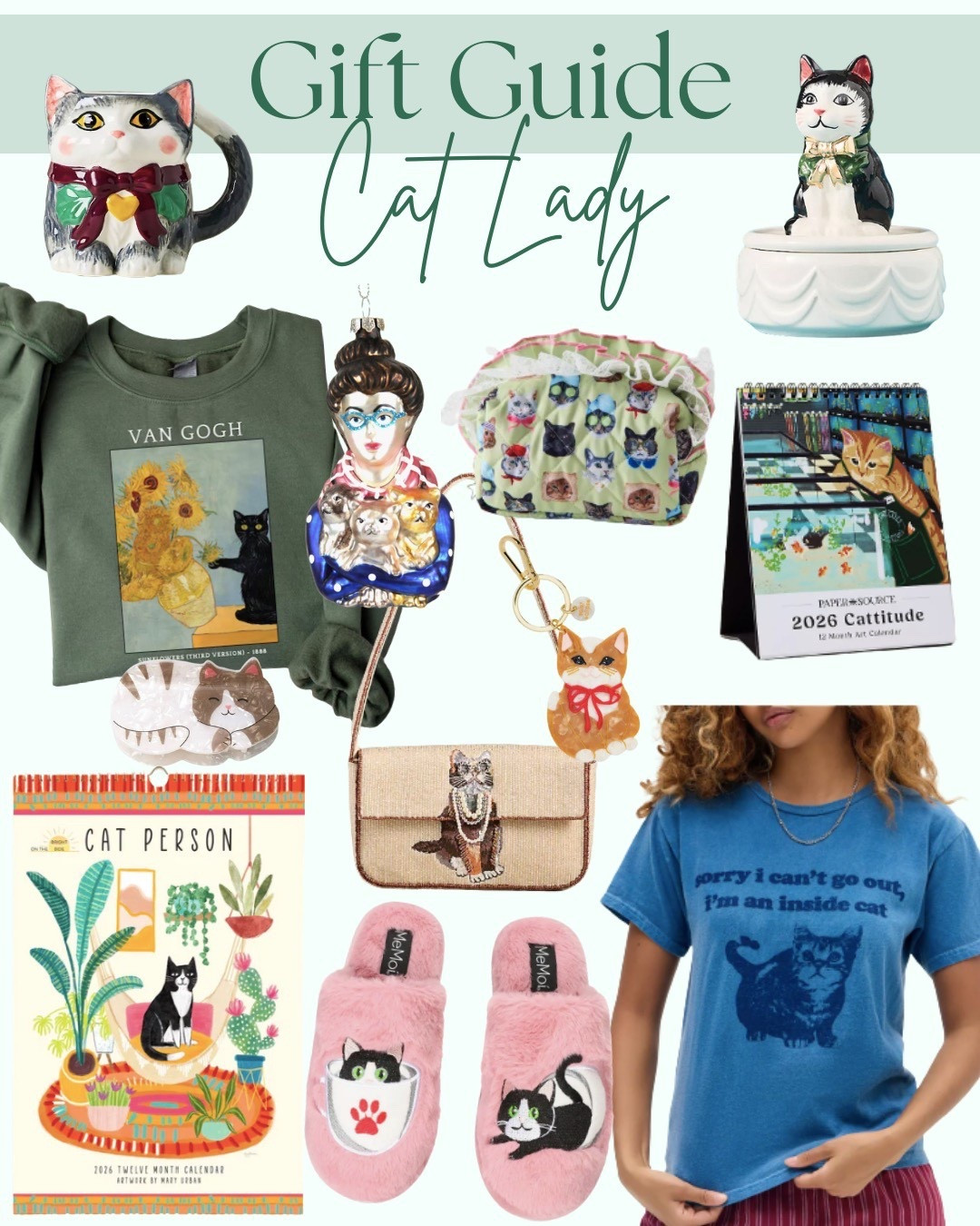 Cat lady gift guide

Cat lover gifts, beaded purse, 2026 calendar, bag charm 

#LTKCyberWeek #LTKHoliday #LTKGiftGuide