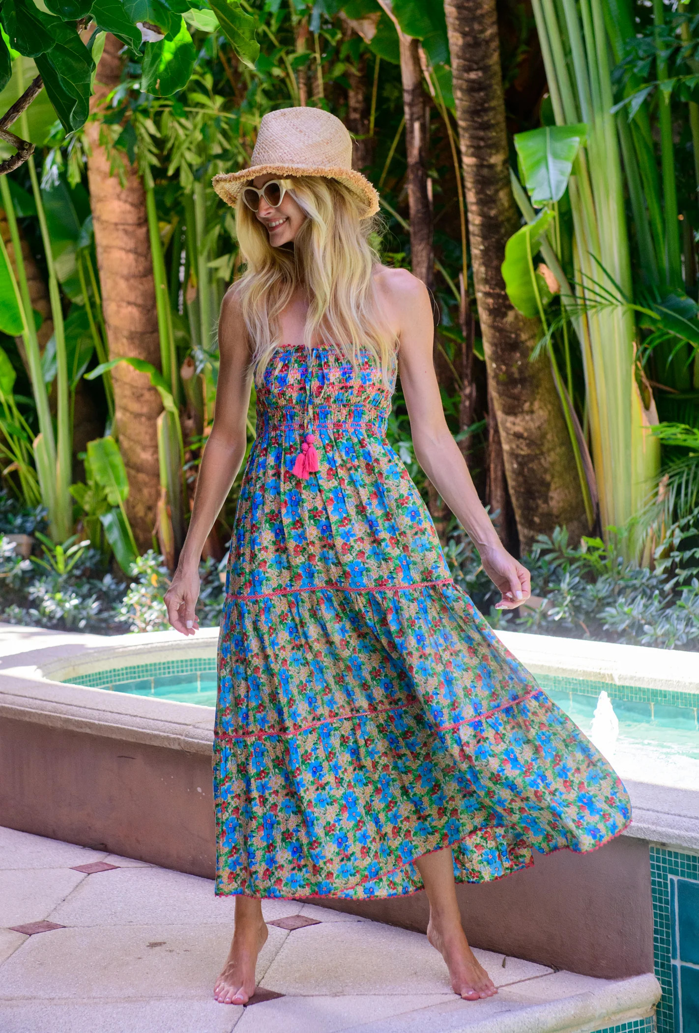 Cleo Convertible Dress in Cottage Garden | Elizabeth James The Label
