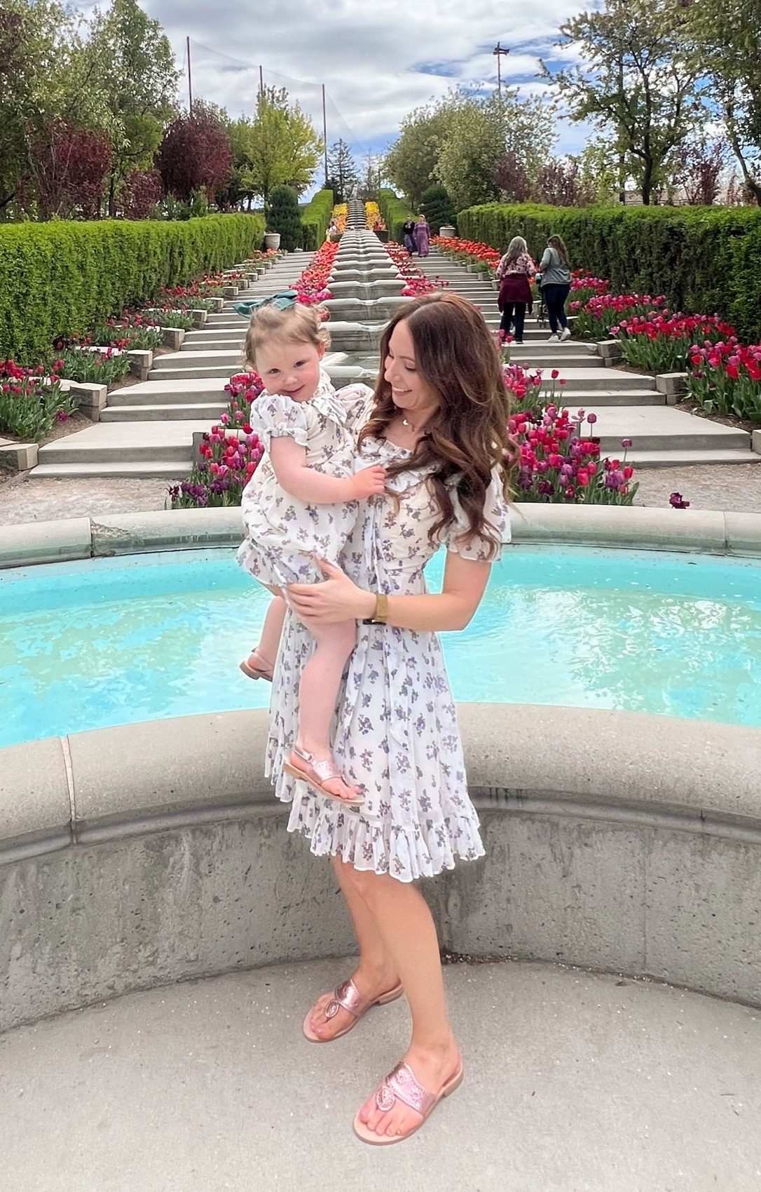 Spring tulips & Mommy and Me matching! We love our Jack Rogers sandals and Ivy City dresses! 

 #LTKMothersDay #LTKmomlife #LTKKids
