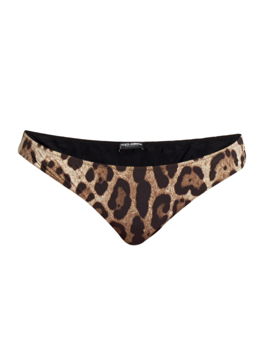Leopard-Print Bikini Bottom | Saks Fifth Avenue