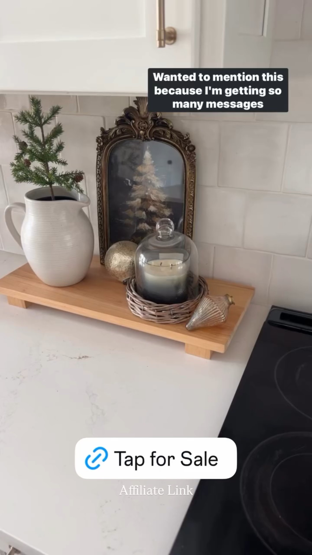 Sharing the rattan cloche, candle, board, and picture in this little area of our kitchen.  Walmart, McGee and co, and Kirklands 

#LTKHome #LTKSaleAlert #LTKHoliday