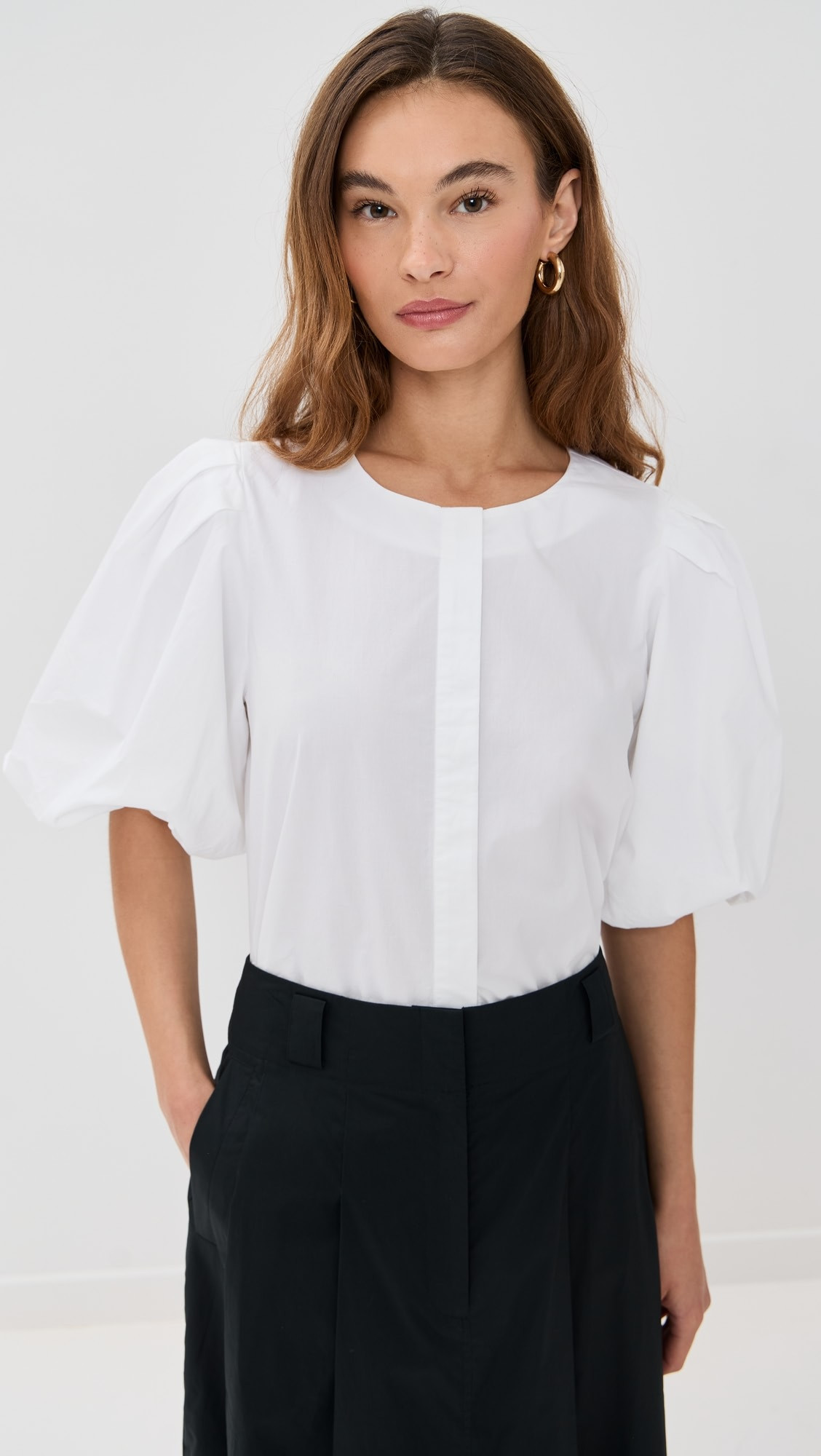 Liza Puff Sleeve Shirt | Shopbop