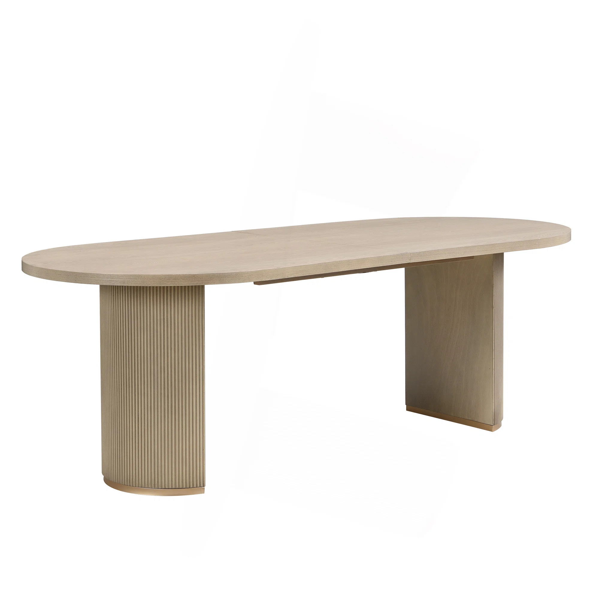 Krisslyn Oval Wood Dining Table With Double Pedestal Base | Wayfair North America