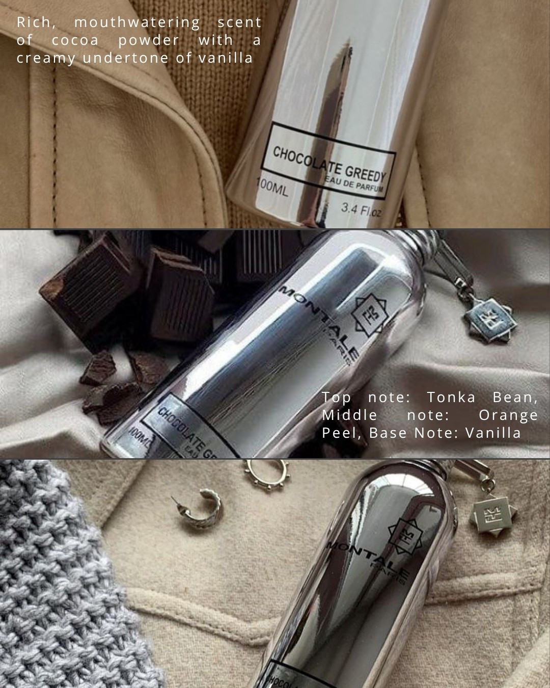 SOTD: Montale Chocolate Greedy 🍫✨
Warning: Wearing this may cause sudden cravings… for chocolate… and compliments.

This gourmand is rich, indulgent, and unapologetically sweet, basically like hugging a chocolate bar that also smells amazing. Perfect for winter nights, dessert dates, or anytime you want to smell like pure decadence without the calories.

If you love bold, mouthwatering scents that make people say, “Ooooh, what is that?!”… yeah, you need this in your collection. 🤎🔥

#LTKStyleTip #LTKselfcare #LTKBeauty