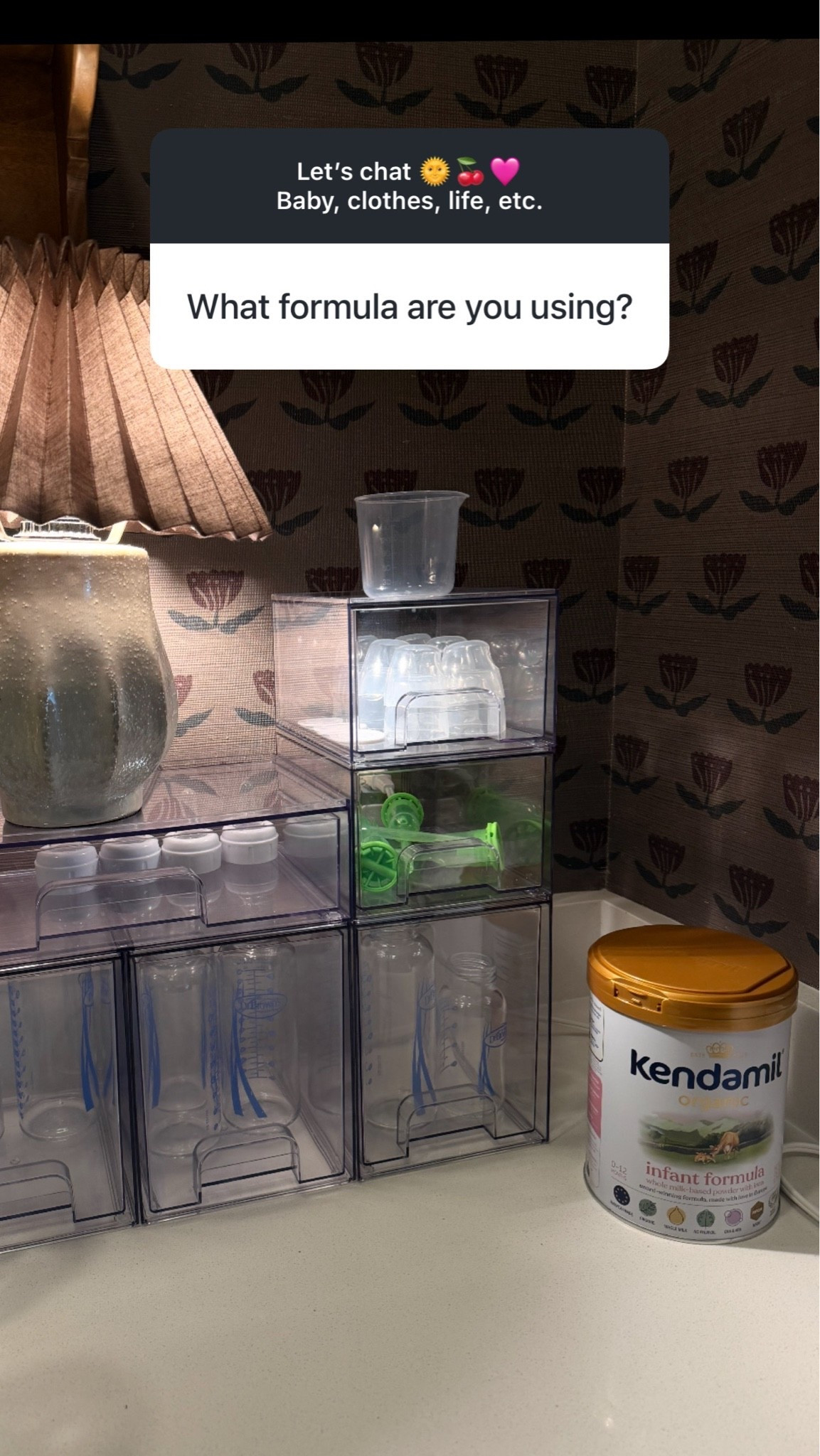 We use Kendamill organic🤎 Also linked the rest of our bottle station supplies

#LTKBaby #LTKmomlife