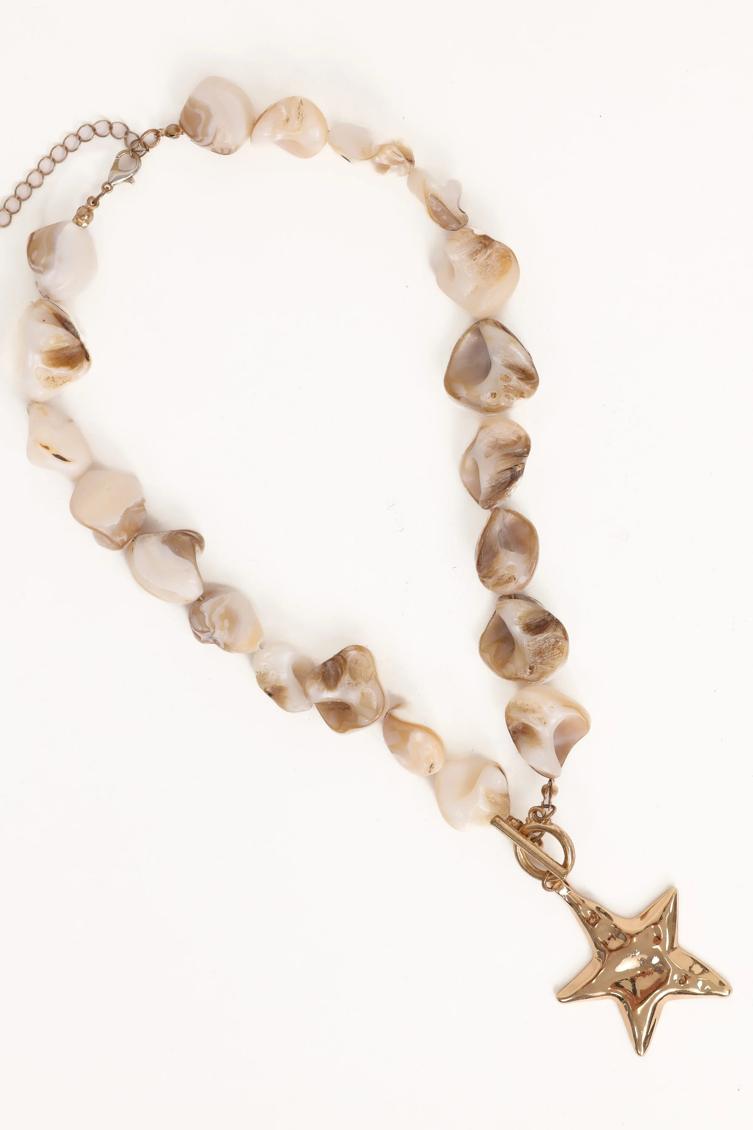 Gabbie Star Necklace - Pearl/Gold | Petal & Pup (US)