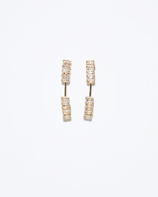 Shimmer Cove Drop Earrings - Gold | VICI