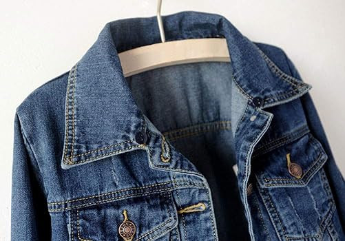 LifeShe Women's Casual Detachable Hoodie Denim Jacket | Amazon (US)