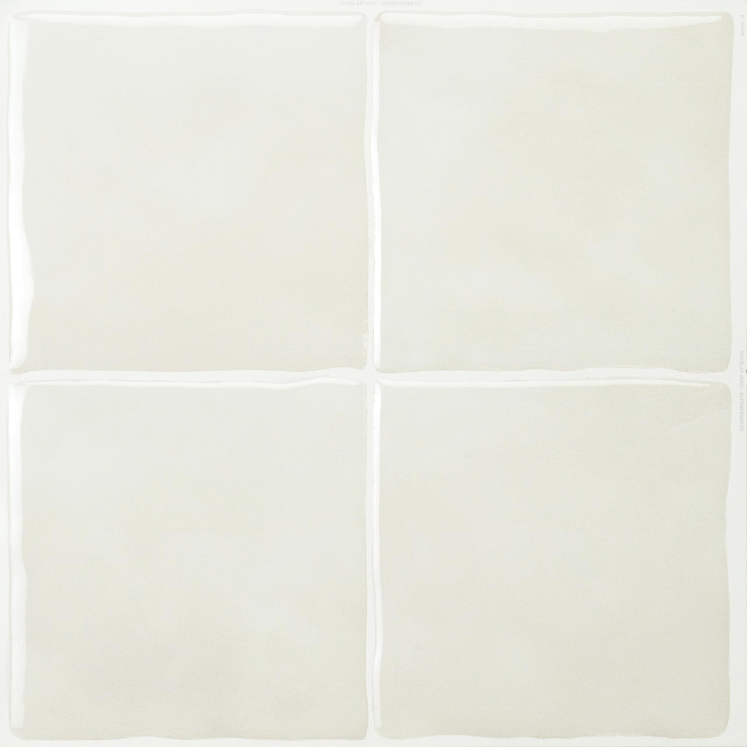 SMART TILES Peel and Stick Backsplash - 5 Sheets of 9" x 9" - 3D Adhesive Peel and Stick Tile Bac... | Amazon (US)