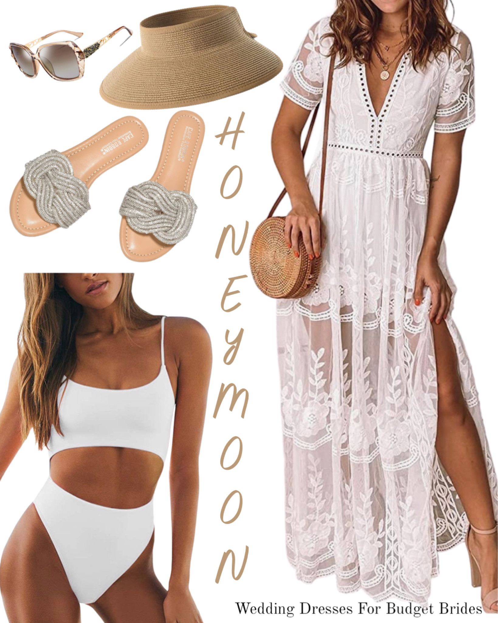 Honeymoon packing ideas for the newlywed.

Resort wear. Sparkle flats. Bridal dress. Bride dress. Resort 2025. Destination wedding. Beach wedding. Vacation packing. Vacation outfit. 

#LTKswim #LTKwedding

#LTKFindsUnder50 #LTKParties #LTKSeasonal