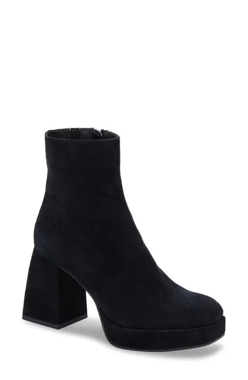Dolce Vita Ulyses Platform Bootie in Black Suede at Nordstrom, Size 8 | Nordstrom