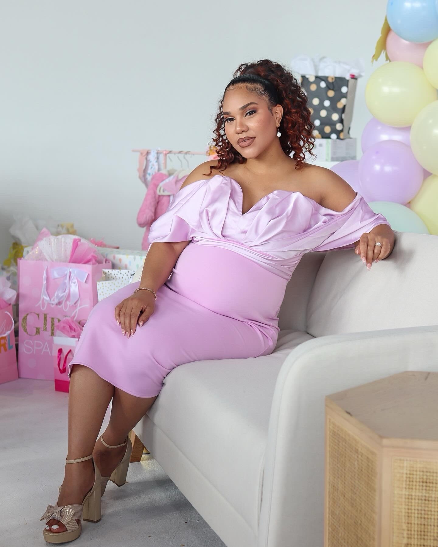 I wanted something elegant for my babyshower and ASOS came through!  This isn’t a maternity dress. I sized up to a 12 to find my perfect fit with a lot of space to move around✨I was also 30 weeks pregnant! 

#LTKshoecrush #LTKstyletip #LTKbump