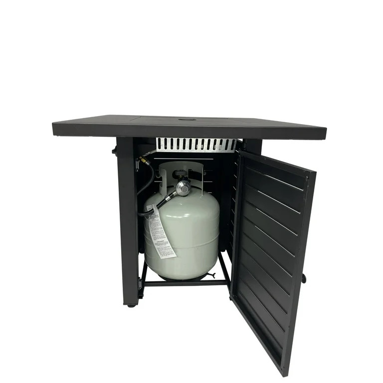 Mainstays 28" Square 50000 BTU Propane Fire Pit Table - Walmart.com | Walmart (US)