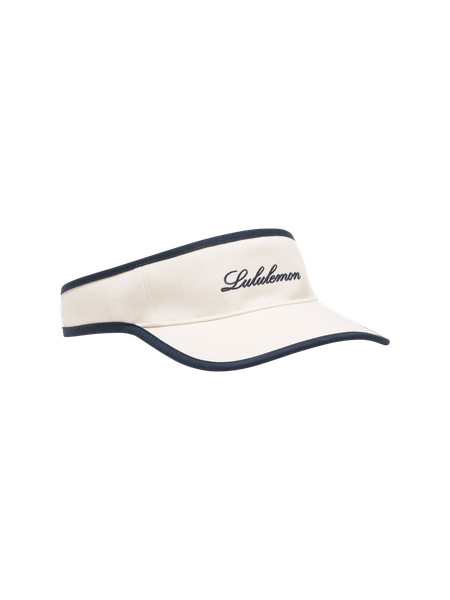 Removable Sweatband Cotton Canvas Visor | Lululemon (US)