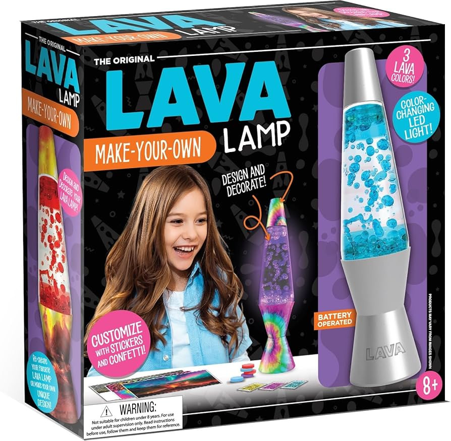 Schylling Lava® Lamp - Make Your Own Lava Lamp Custom Color Craft Kit | Amazon (US)