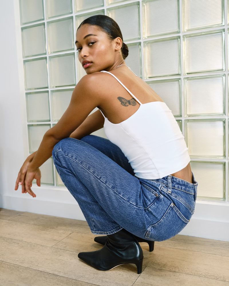 Women's Curve Love High Rise 90s Relaxed Jean | Women's | Abercrombie.com | Abercrombie & Fitch (US)