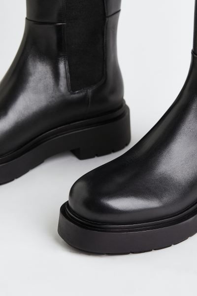 Knee-high Leather Boots | H&M (US)