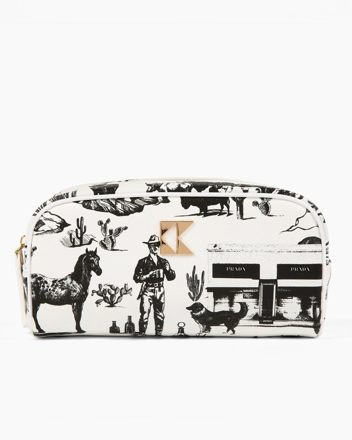 The Petite Accessory Bag in Marfa Toile | Katie Kime Inc