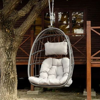 Swing Chair Dakota Fields Color: Gray | Wayfair North America