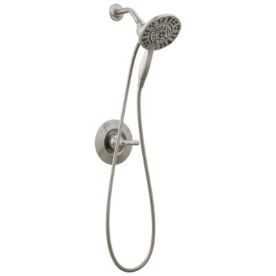 Delta  Arvo Spotshield Brushed Nickel 1-handle Shower Faucet Valve Included | Lowe's