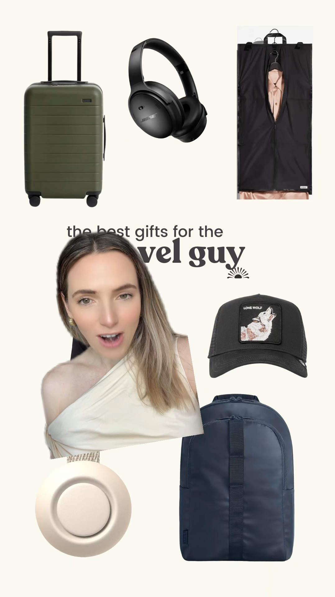 gift ideas for the travel guy in your life ✈️🤍 I’ve had my away suitcase for years and love it! I think it makes the perfect gift for anyone who travels frequently. 

#LTKWatchNow #LTKGiftGuide #LTKHoliday