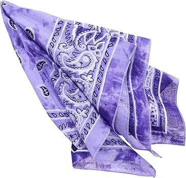 Motique Accessories Tie Dye Paisley Bandana | Amazon (US)