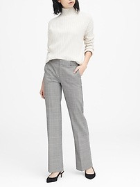 Logan Trouser-Fit Washable Wool Blend Pant | Banana Republic US