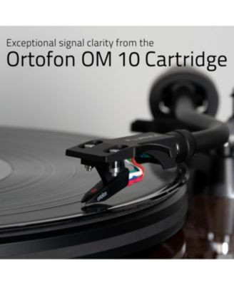 Fluance RT82 – Walnut high-fidelity turntable with Ortofon OM10 cartridge, speed control motor ... | Macy's
