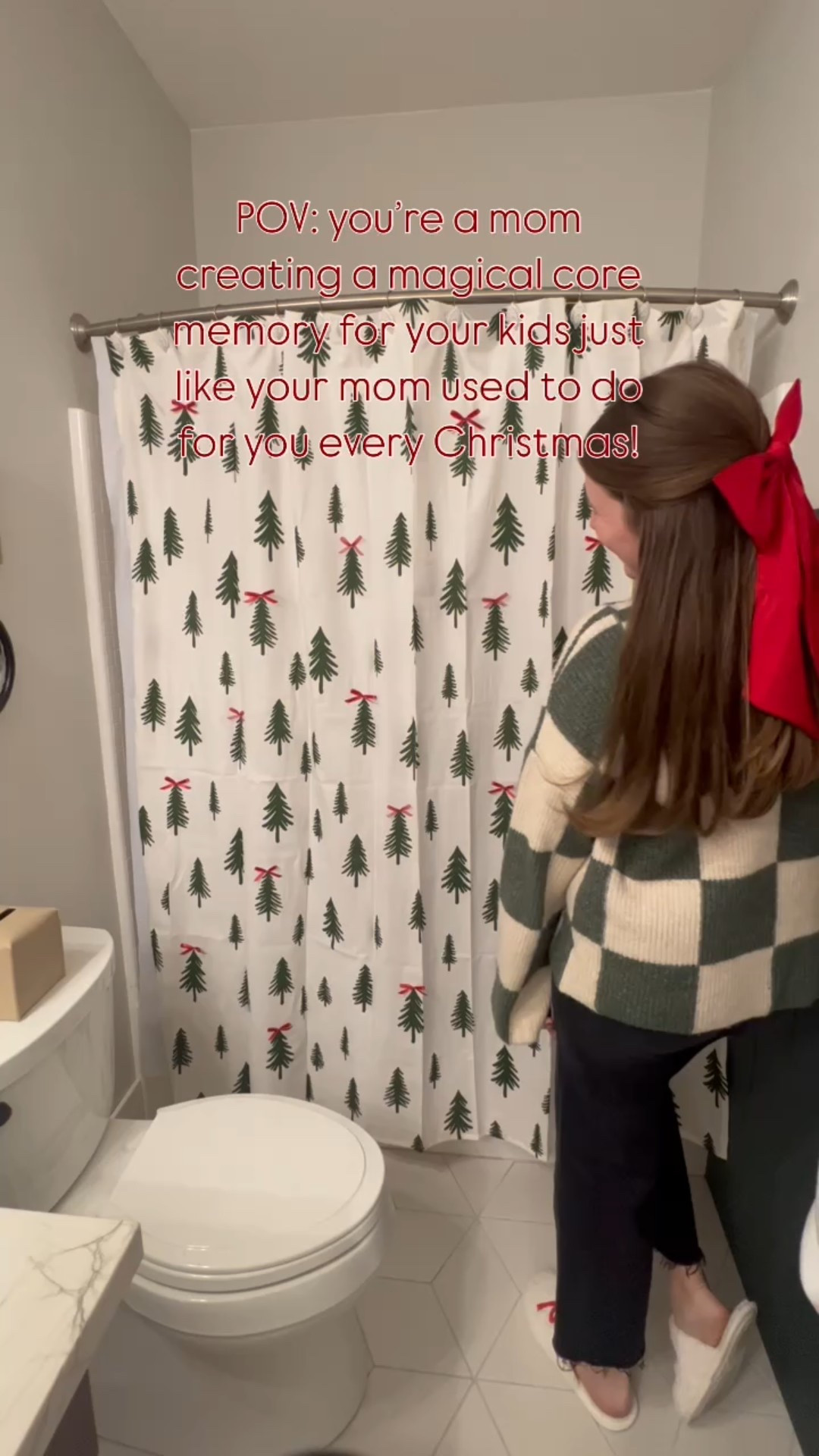 Here is the shower curtain link to this years version! 



#LTKmomlife #LTKHoliday #LTKHome