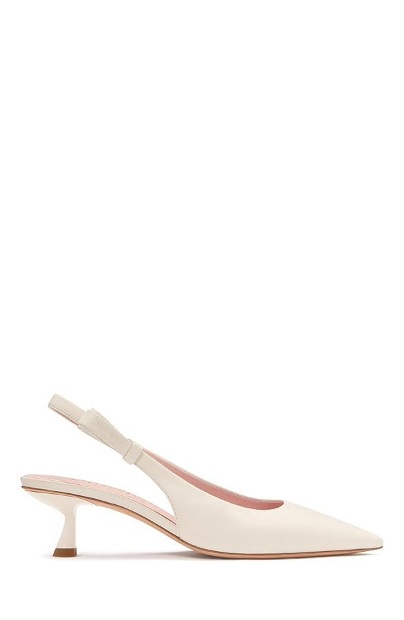 kate spade new york Women's Riley Kitten Smooth Leather Heel | Amazon (US)