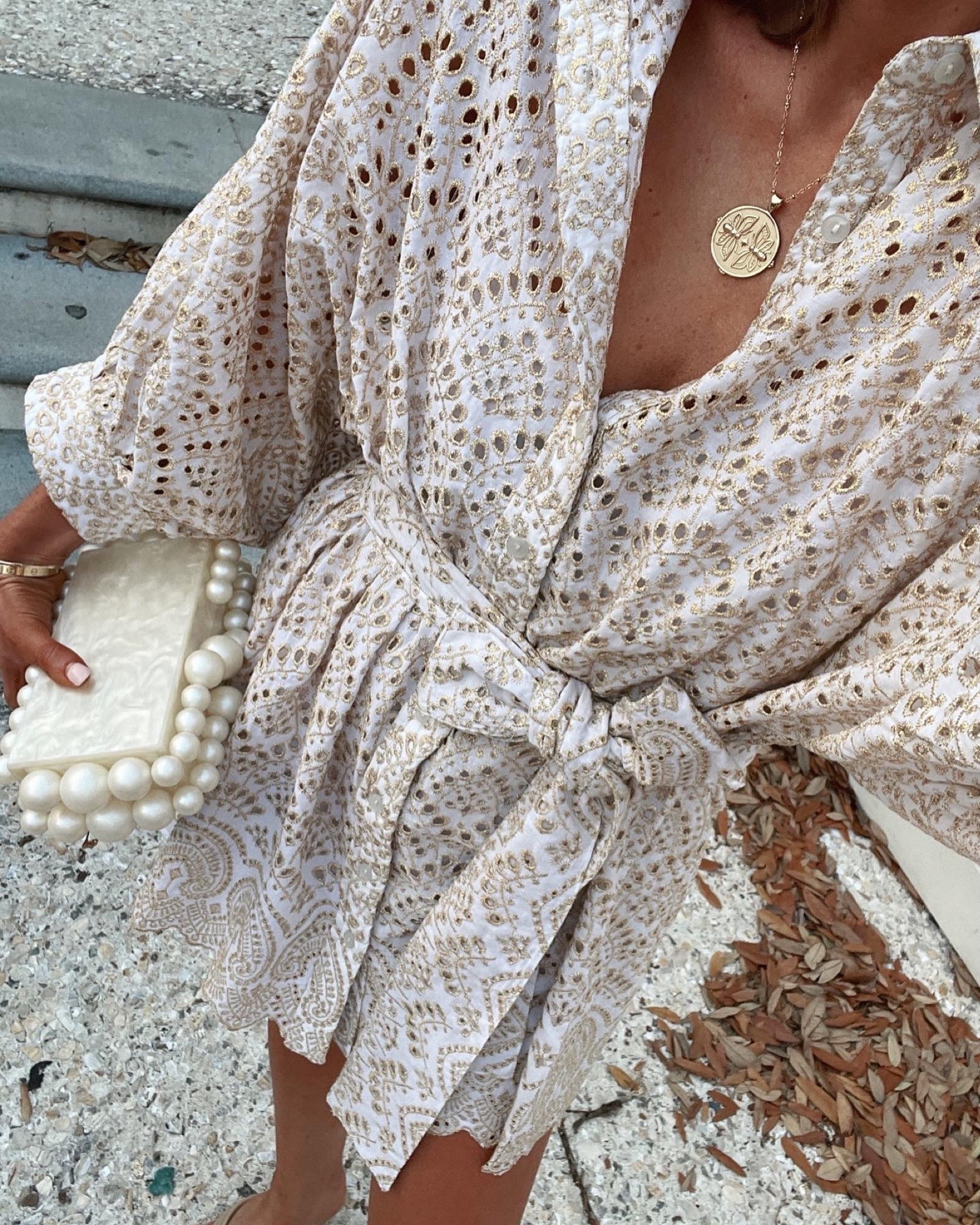 This gorgeous eyelet dress is back in stock in some sizes! 