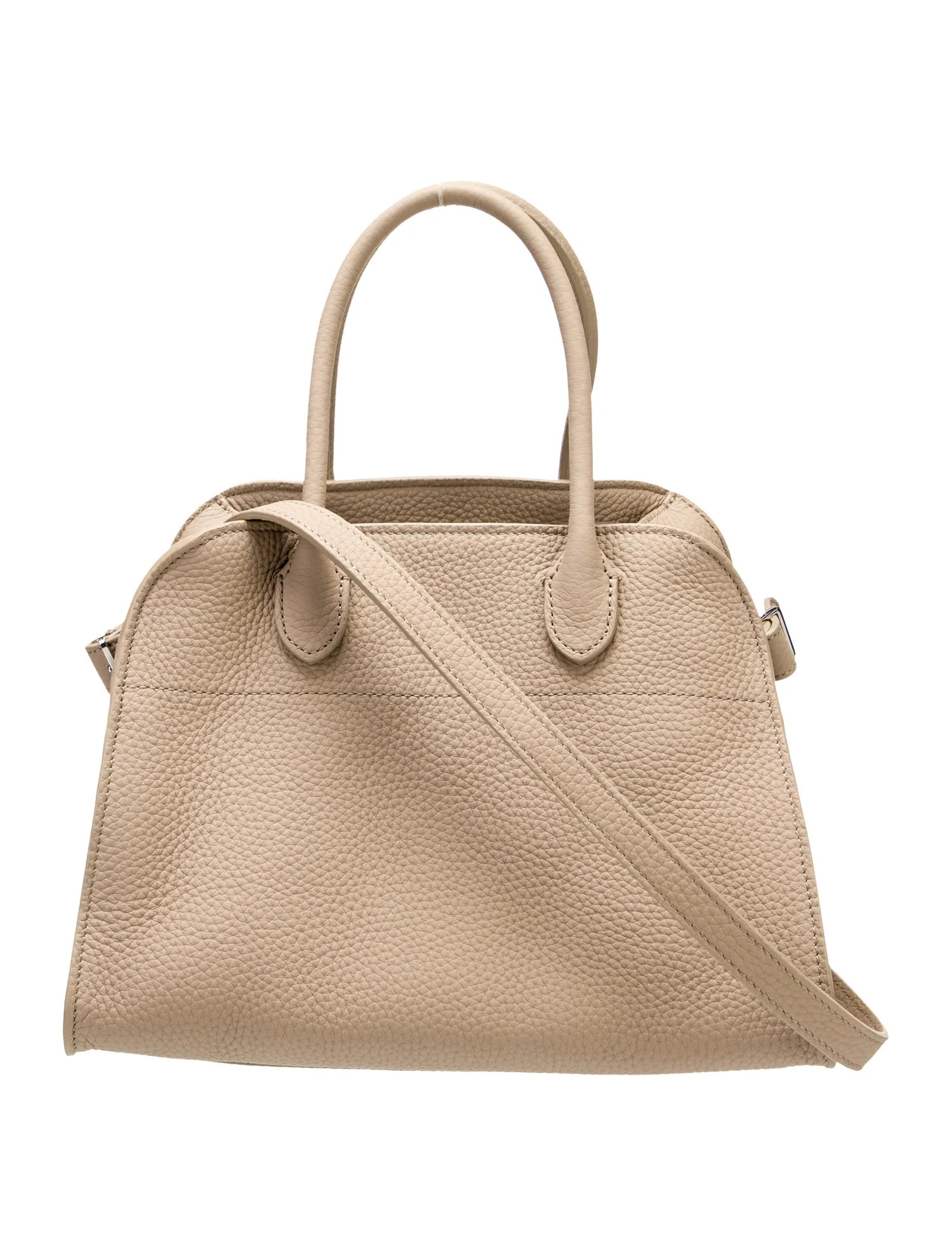 The Row Leather Soft Margaux - Neutrals Handle Bags, Handbags - THR168346 | The RealReal | The RealReal
