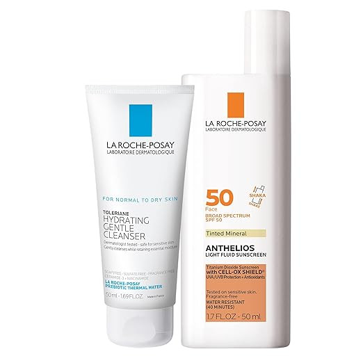 La Roche-Posay Anthelios Tinted Sunscreen SPF 40+, Broad Spectrum SPF + Antioxidants, Titanium Di... | Amazon (US)