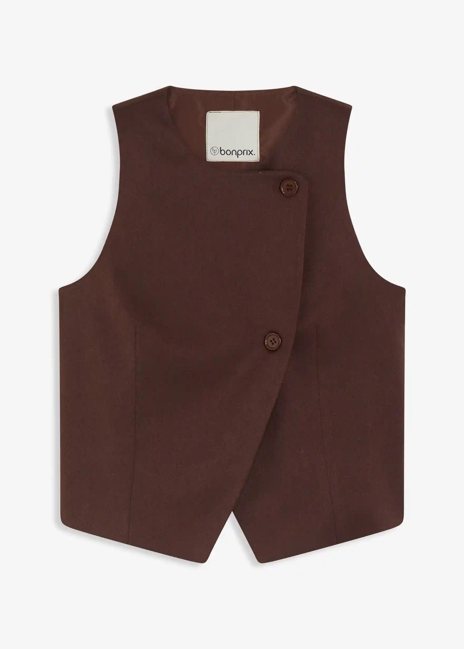 Kurze Anzugweste zum Kombinieren - braun - Damen | bonprix | Bonprix DE