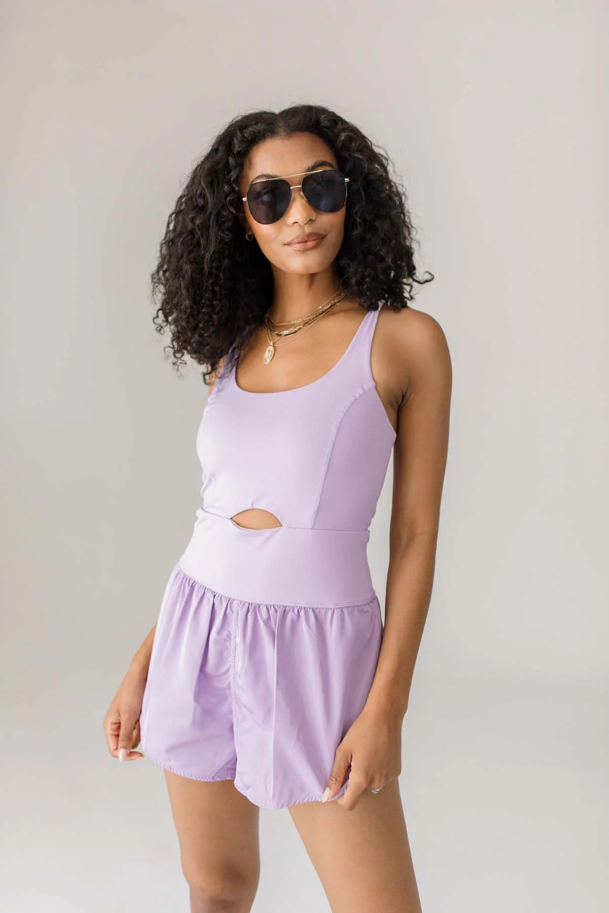 Varsity Lavender Romper | The Post