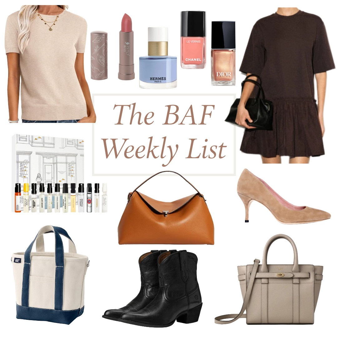 What's trending on the blog this week. Summer nail polish, neutral hues, comfortable shoes, fragrance samples, and fabulous handbags. 

 #LTKSeasonal #LTKOver40 #LTKBeauty