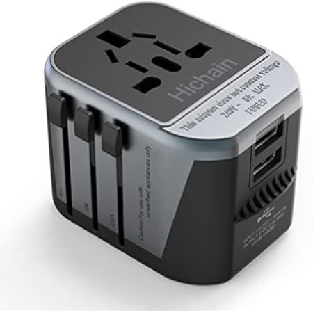 Universal Travel Adapter, All-in-one International Power Adapter with 2.4A Dual USB, Europe Adapter  | Amazon (US)