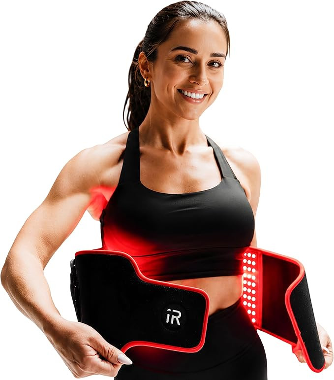 iRESTORE Red Light Therapy Belt for Back Pain and Shoulder Support - Infrared Red Light Therapy f... | Amazon (US)
