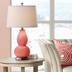 Coral Reef Double Gourd Table Lamp | www.lampsplus.com | LampsPlus.com