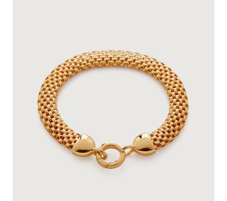 Heirloom Woven Wide Chain Bracelet | Monica Vinader (Global)