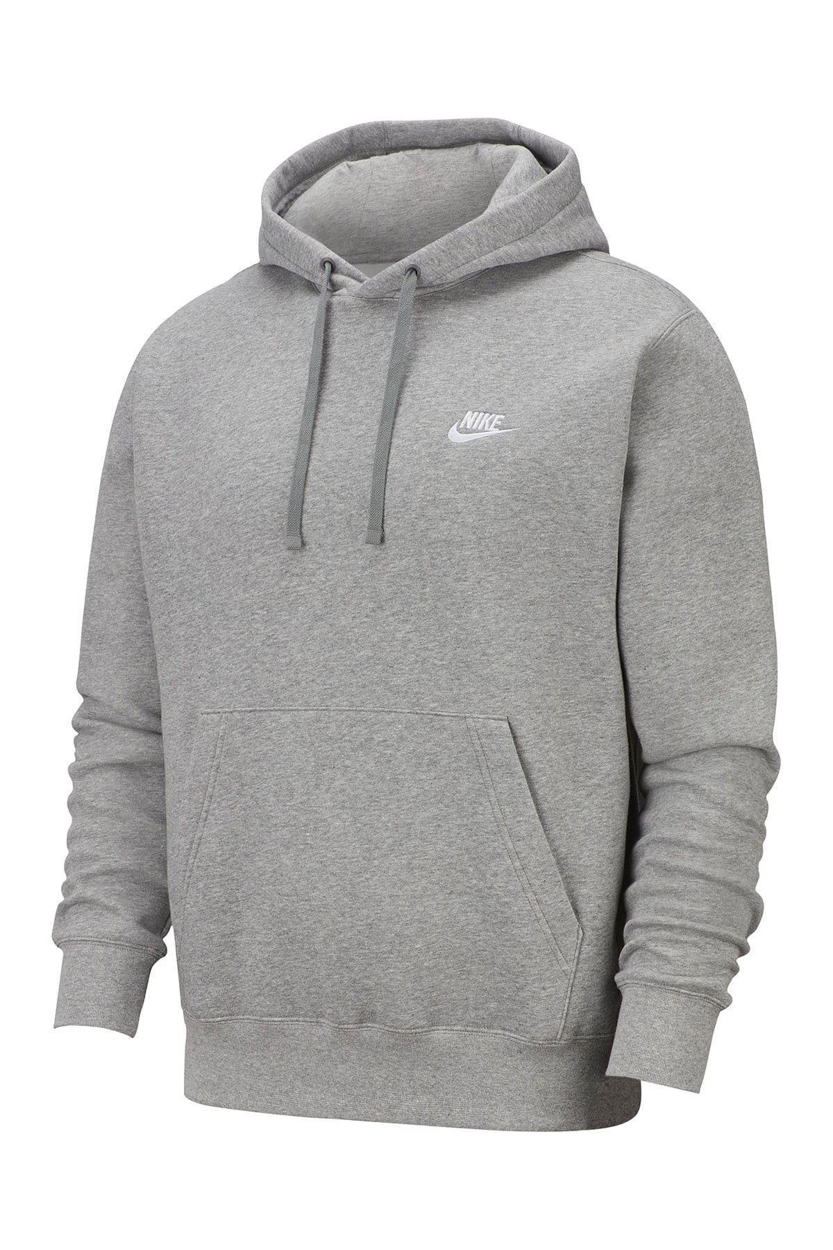 NIKE Sportswear Club Hoodie in D Gr H/white at Nordstrom, Size Xxx-Large | Nordstrom