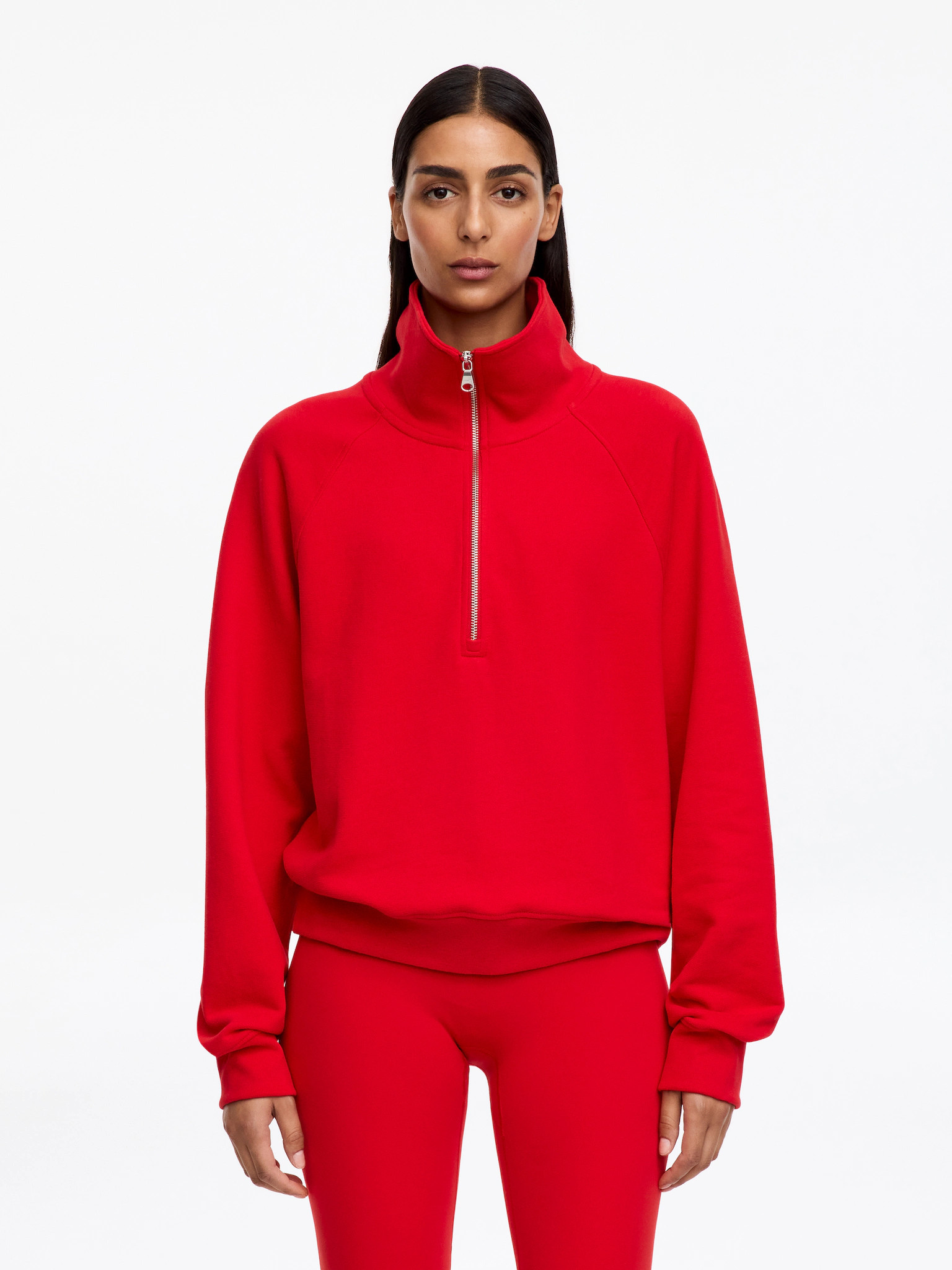 Half-Zip Terry Sweatshirt | Arket UK