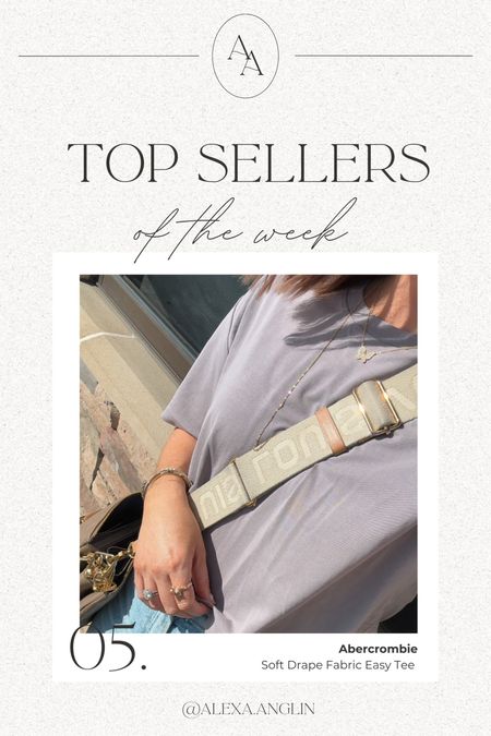 Top Sellers of the Week— Abercrombie Soft Tee (so soft + comes in 3 colors!) 

Abercrombie finds // women’s casual looks // basic tees // spring outfit // travel outfit 

#LTKfindsunder50 #LTKstyletip #LTKtravel