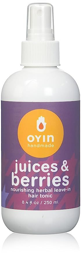 Oyin Handmade Juices and Berries Herbal Leave-In Hair Tonic, 8.4 Ounce | Amazon (US)