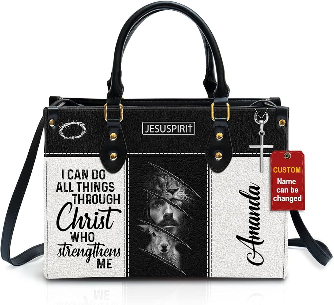 Jesuspirit Christian Gift For Women Of God - Personalized Religious Spiritual Purse - Custom Chur... | Amazon (US)