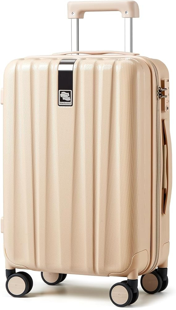 Hanke 24 Inch Luggage Suitcases With Spinner Wheels Lightweight PC Hard Shell Rolling Suitcase Wi... | Amazon (US)