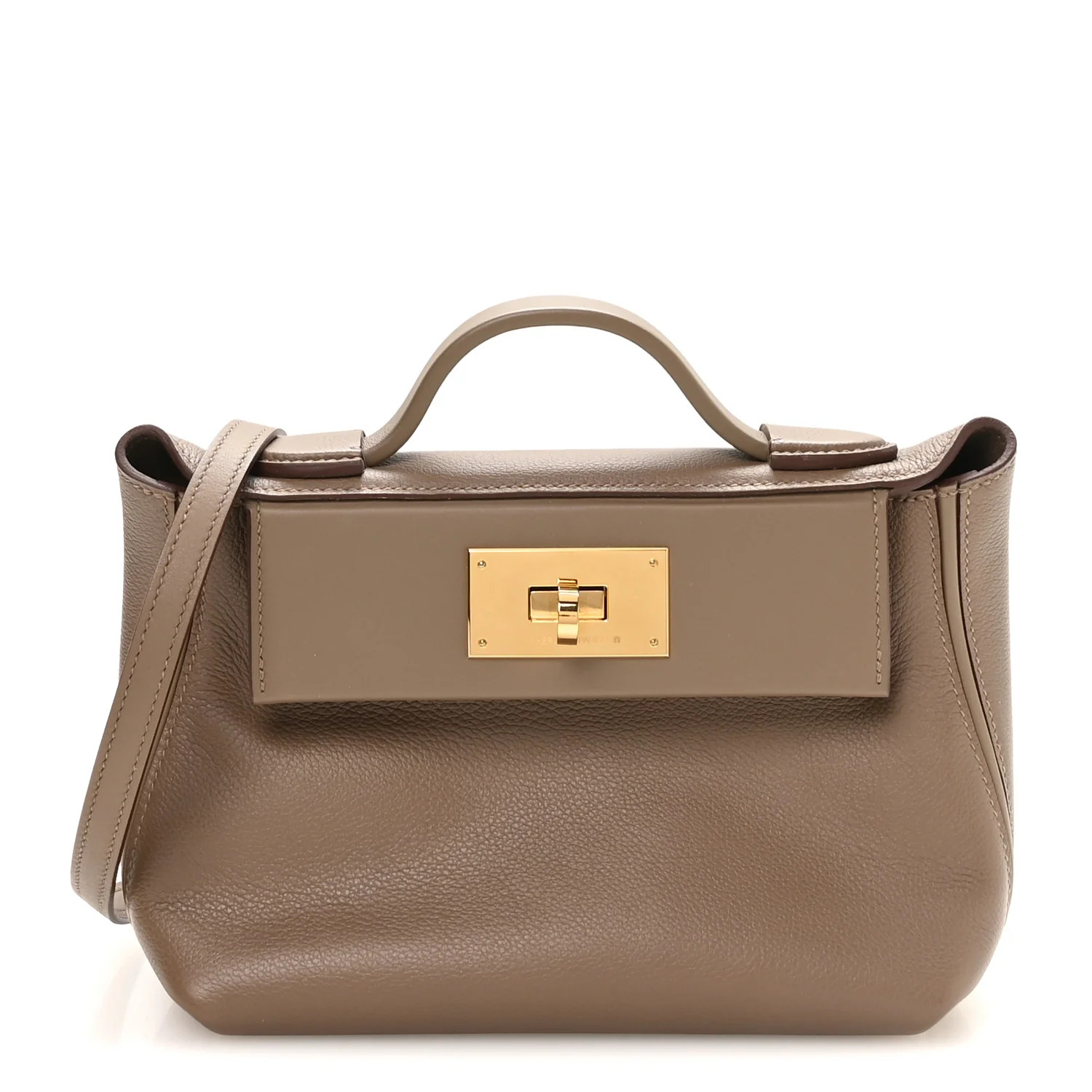 Hermes Evercolor Swift 24/24 21 Etoupe 1938437 | FASHIONPHILE (US)
