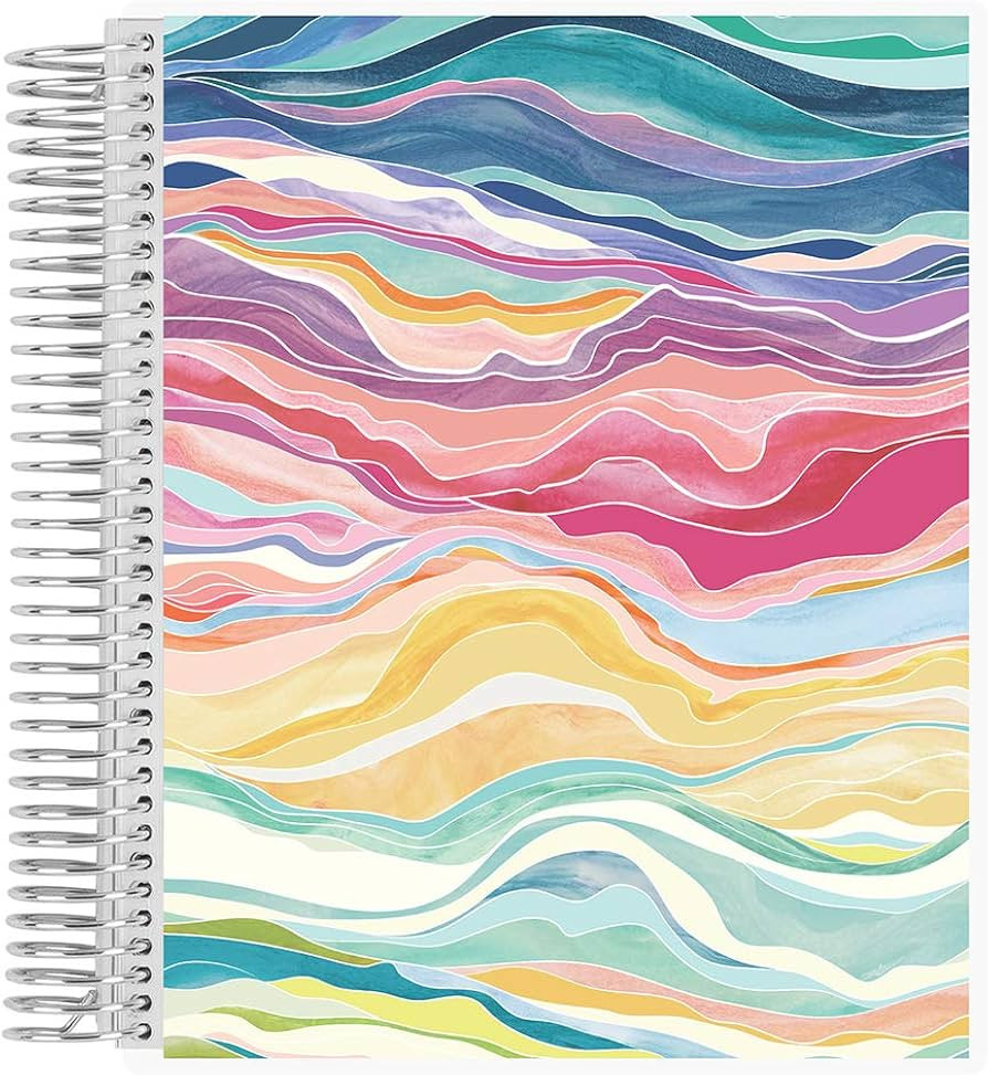 Erin Condren 7" X 9" Spiral Bound College Ruled Notebook - Layers Colorful, 160 Lined Page Note T... | Amazon (US)