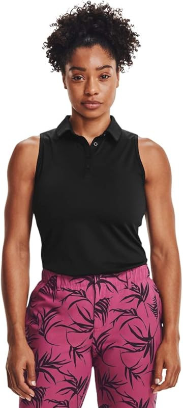 Under Armour Women's Zinger Sleeveless Golf Polo | Amazon (US)