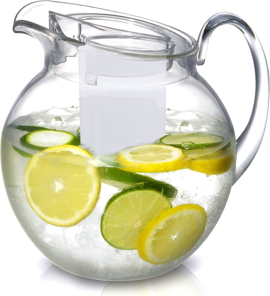Prodyne IP-20 Big Ice Acrylic Pitcher, 3.5 quart, Clear | Amazon (US)